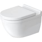 sæde eksl hygieneglaze og skylle-rand åben med hængeskål 3 starck duravit