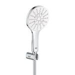 krom mm 500 1 bruseslange silverflex holder hndbruse med sprays 3 hndbruserst 130 smartactive rainshower white moon sprayplade grohe