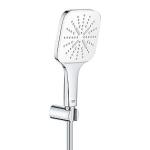 500mm 1 bruserslange silverflex vgholder hndbruser med hndbruserst cube smartactive rainshower grohe