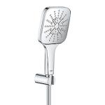 500mm 1 bruserslange silverflex vgholder hndbruser med hndbruserst cube smartactive rainshower grohe