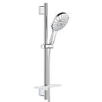 750mm 1 bruserslange silverflex 600mm brusestang hndbruser med brusestangst 150 smartactive rainshower grohe