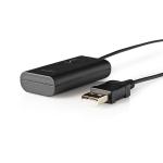 sort enhed 1 til op sbc usb 1x aux 1x indgang tilslutninger transmitter bluetooth nedis