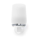 hvid stål metal fast kg 2 væg home google mount speaker nedis