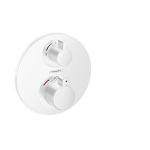 hvid mat udtag 2 til afspærring med indbygning til termostatarmatur s ecostat hansgrohe