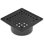 stål rustfrit sort fliser og beton til 145x145mm rist med overdel square cher bl