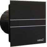 sort ø100mm 150x150mm glasfront m timer og hygrostat m gth e-100 ventilator fugtstyret cata