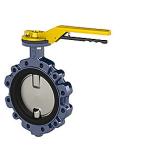håndtag klap cf8m liner nbr dvgw-godk lug blki type pn16 dn125 butterflyventil gas ego