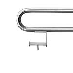 stl rustfri pind med toiletsttte foldbar til toiletpapirholder line d