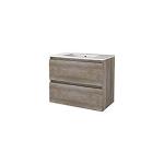 eg skotsk grebsfri 80x46cm håndvask med møbelsæt basicline sanibell