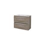 eg skotsk grebsfri 80x40cm håndvask med møbelsæt basicline sanibell