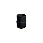 - retur ikke tages - ral9005 sort p10 80mm rrsamler prefa