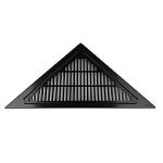 stål behandlet pvd sort hjørne til 420x300x300mm ramme og rist rib corner purus