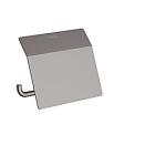 chrome black brushed lg m toiletpapirholder addstoris hansgrohe