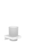 hvid mat tandbrsteholder addstoris hansgrohe