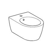 keratect hvid armatur uden 355x530x300mm hængebidet icon geberit