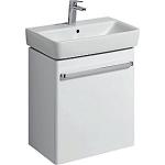 hvid blankpoleret 1låge 550x367x604mm vaskeskab compact renova geberit