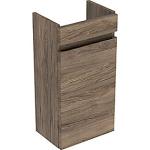 hickory nøddetræ 1låge 310x220x605mm vaskeskab plan renova geberit