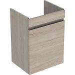 lys hickory nøddetræ 1låge 435x345x660mm vaskeskab plan renova geberit