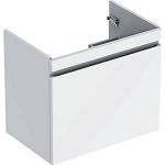 hvid blankpoleret 1skuffe 634x606x446mm vaskeskab plan renova geberit