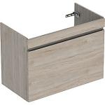 lys hickory nøddetræ 1skuffe 832x606x446mm vaskeskab plan renova geberit