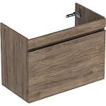 hickory nøddetræ 1skuffe 832x606x446mm vaskeskab plan renova geberit