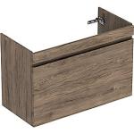 hickory nøddetræ 1skuffe 928x606x446mm vaskeskab plan renova geberit