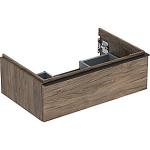 hickory nøddetræ 1skuffe 740x476x247mm vaskeskab icon geberit