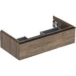 hickory nøddetræ 1skuffe 888x476x247mm vaskeskab icon geberit