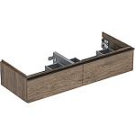 hickory nøddetræ 2skuffer 1184x476x247mm vaskeskab icon geberit