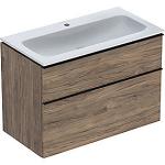 hickory nøddetræ 2skuffer 900x480x630mm møbelpakke icon geberit
