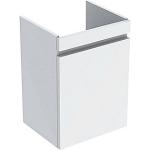 hvid blankpoleret 1låge 435x345x660mm vaskeskab plan renova geberit