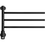 ral9005 matsort 3armet 422x550mm håndklædevarmer el 1 flex kriss