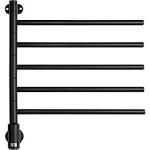 ral9005 matsort 5armet 597x550mm håndklædevarmer el 1 flex kriss