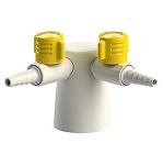 bordmonteret cu-rør til klemringsfitting 12mm g turn-ventil lift 90 tovejs broen-lab