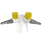 vægmonteret cu-rør til klemringsfitting 12mm g turn-ventil lift 90 tovejs broen-lab