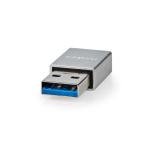 box sort metal lige nikkelplateret hun type-c usb han usb-a 1 gen 2 3 usb usb-adapter