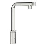 supersteel - udtrækstud med køkkenarmatur minta smartcontrol grohe