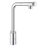 forkromet udtrækstud med køkkenarmatur minta smartcontrol grohe