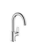 krom bundventil løft-op og svingtud med 200 håndvaskarmatur blend vernis hansgrohe