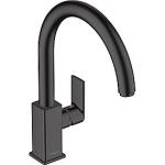 sort mat 1jet 260 køkkenarmatur m35 shape vernis hansgrohe