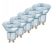 5-pak 50w dæmpbar gu10 36 lumen 350 940 5w 4 par16 parathom osram
