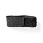 sort nylon stk 6 låst loop og hook management kabel