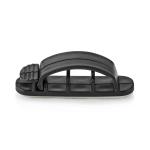 sort polypropylene stk 3 låst kabelklips management kabel