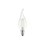 glas klar 827 ba35 e14 25w 2w kerte led corepro philips