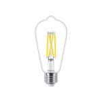 glas klar st64 927 e27 60w 9w 5 dimtone standard led value master philips
