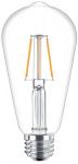 glas klar 827 st64 e27 40w 4w standard led corepro philips