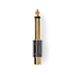 box stk 1 metal metal lige guldplateret hunstik rca hanstik mm 35 6 adapter audio mono