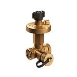 aftap og pfyldning med f-f 1 dn25 differenstrykregulator passim ventil nexus flamco