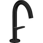 sort mat push-open med tud 122mm hndvaskarmatur one axor hansgrohe