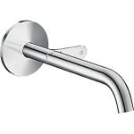 forkromet vægmontering tud 220mm håndvaskarmatur one axor hansgrohe